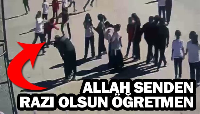 ÖĞRENCİSİNİN HAYATINI KURTARDI