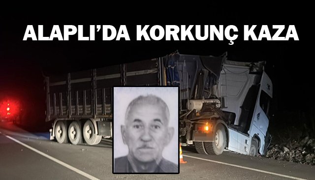 TIRIN ÇARPTIĞI  YAŞLI KİŞİ ÖLDÜ