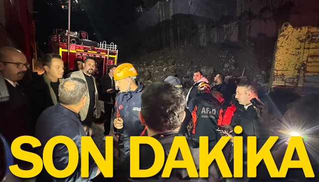 ZONGULDAK´TA KORKUNÇ OLAY:  2  KATLI BİNA ÇÖKTÜ
