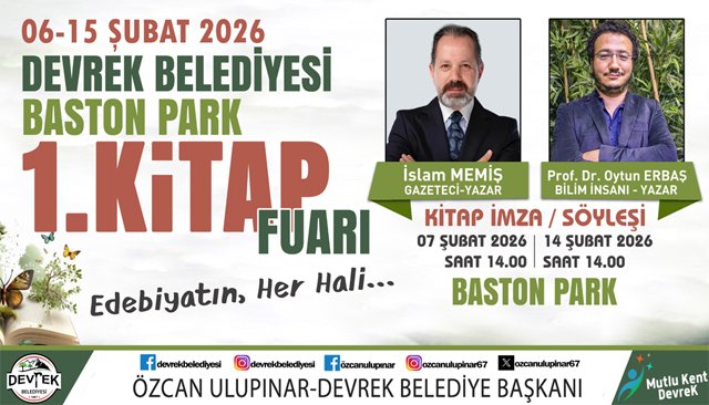 BASTONPARK  1. KİTAP FUARI  BAŞLIYOR