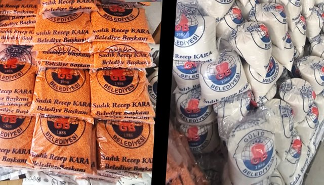 GÜLÜÇ’TE ERZAK DAĞITIMI