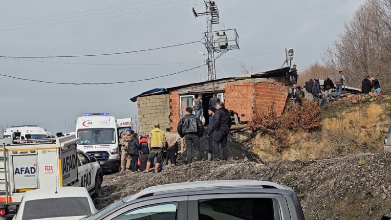 MADEN OCAĞINDA GÖÇÜK!  MAHSUR KALAN 2 İŞÇİ İÇİN  ÇALIŞMALAR SÜRÜYOR - 2