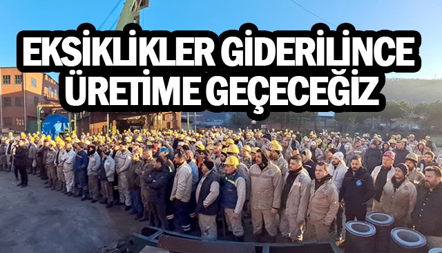 GMİS YÖNETİMİ KİLİMLİ’DE  MADENCİYİ BİLGİLENDİRDİ