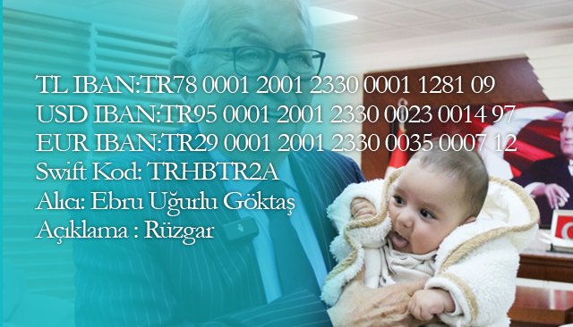 RÜZGAR BEBEĞE  DESTEK ÇAĞRISI