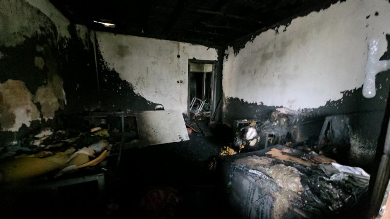 SAHURDA ÇIKAN YANGINDA  YAŞLI KADIN ÖLDÜ - 3