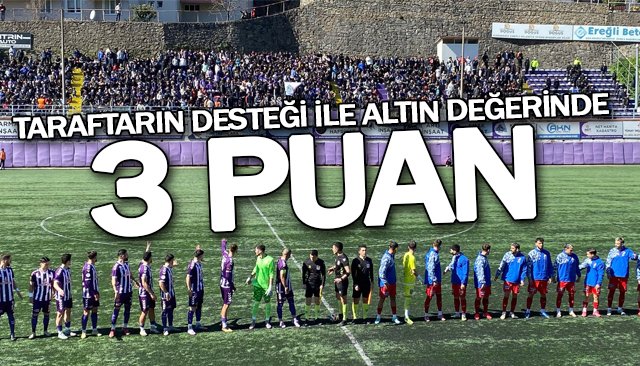 TARAFTARIN DESTEĞİ İLE ALTIN DEĞERİNDE 3 PUAN
