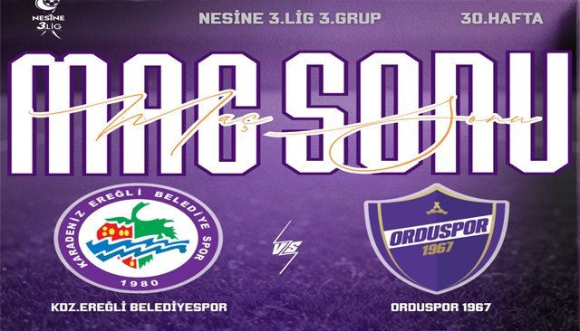 BOL GOLLÜ MAÇIN GALİBİ EREĞLİ OLDU