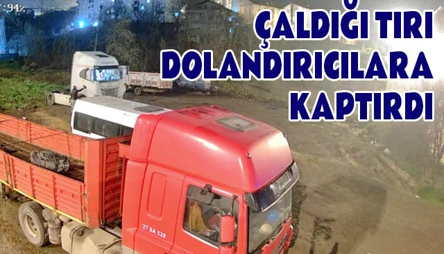 ÇALDIĞI TIRI DOLANDIRICILARA KAPTIRDI