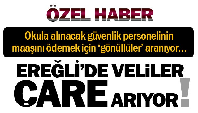 VELİLER ÇAREYİ  ARIYOR...
