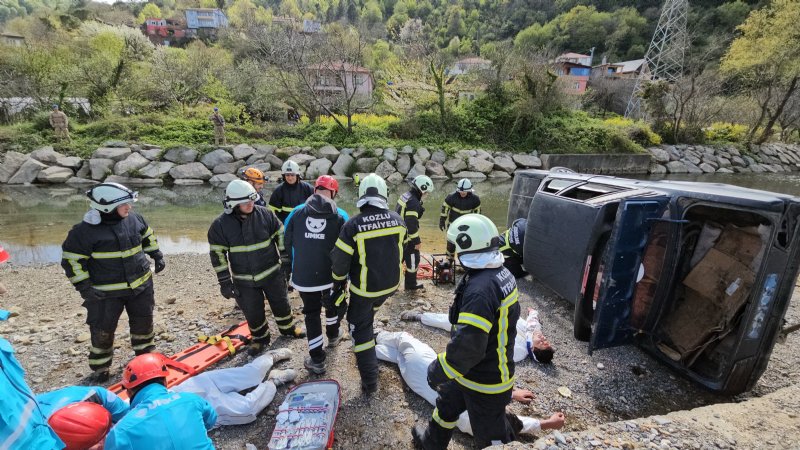 ZONGULDAK SEL VE  TAŞKIN TATBİKATI - 1