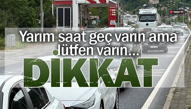 BAYRAM DÖNÜŞÜ  YOĞUNLUK BAŞLADI