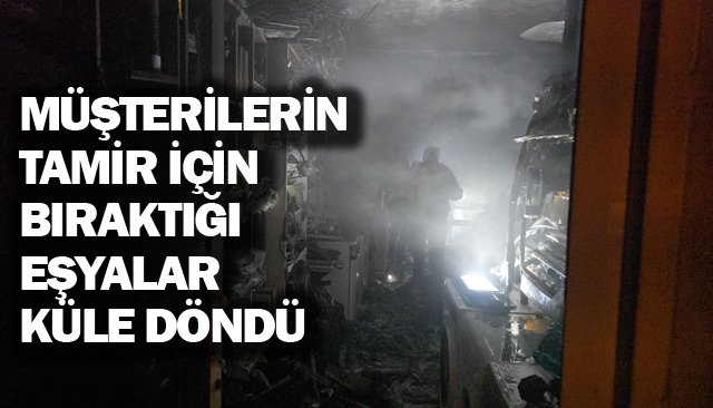 EREĞLİ’DE YANGIN
