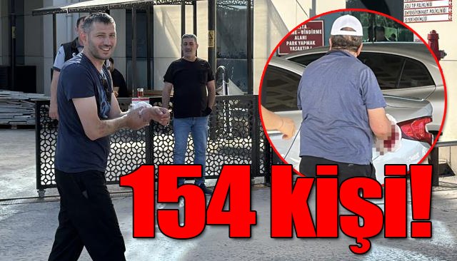 İlk gün 154 kişi hastanelere koştu