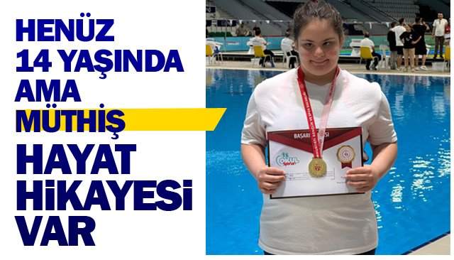 LÖSEMİYİ YENENDİ  YÜZMEDE DE TÜRKİYE  BİRİNCİSİ OLDU