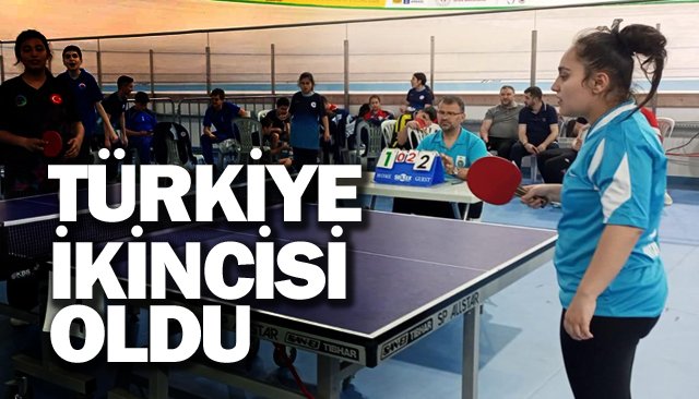 TÜRKİYE İKİNCİSİ OLDU
