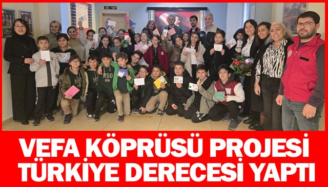 VEFA KÖPRÜSÜ PROJESİ  TÜRKİYE DERECESİ YAPTI