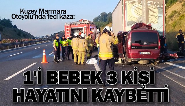 1´İ BEBEK 3 KİŞİ  HAYATINI KAYBETTİ
