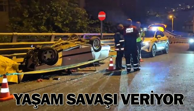 19 YAŞINDA SÜRÜCÜ AĞIR YARALI