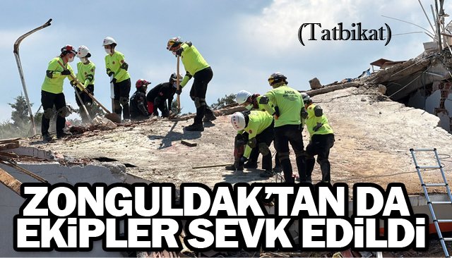 9 İLİN KATILIMIYLA  DEPREM TATBİKATI
