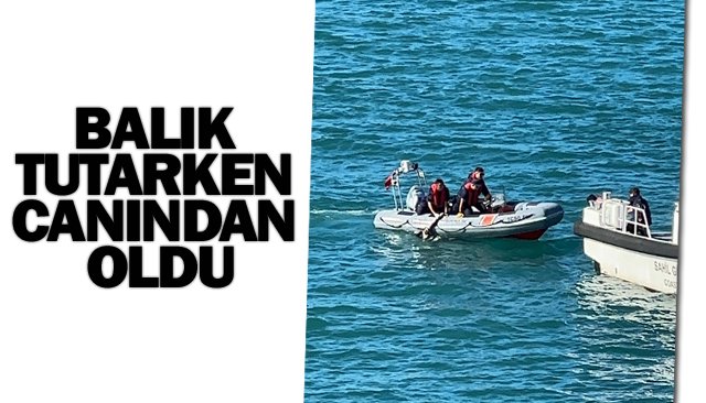 BALIK TUTARKEN CANINDAN OLDU