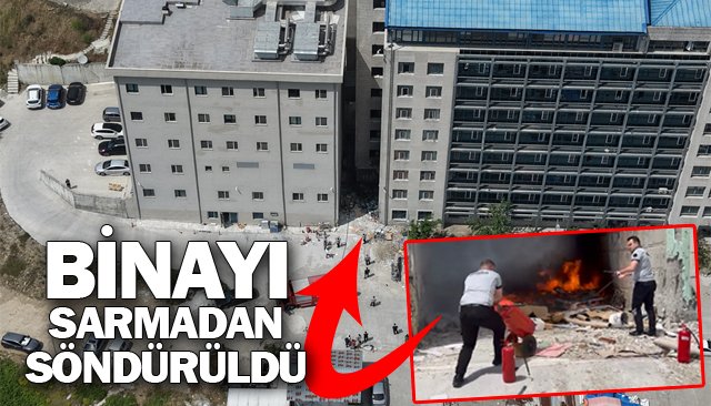 HASTANEDE YANGIN