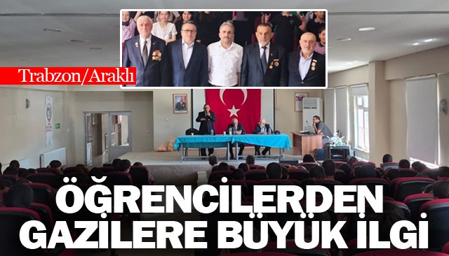 ÖĞRENCİLERDEN GAZİLERE  BÜYÜK İLGİ