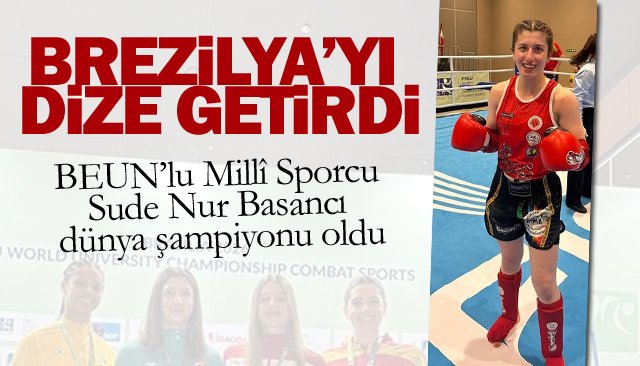 Sude Nur Basancı dünya şampiyonu oldu