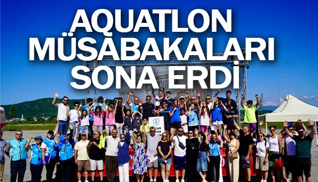 AQUATLON  MÜSABAKALARI  SONA ERDİ