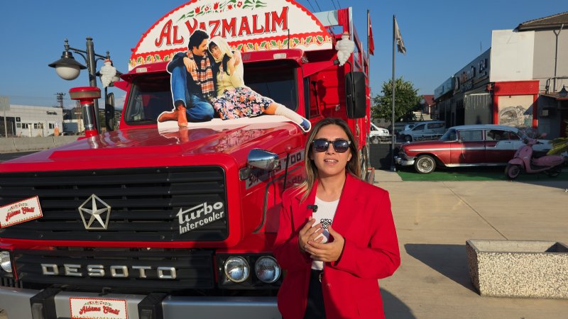 DEDESİNİN  HATIRASINI  ´´ALYAZMALIM´´  KAMYONUYLA  YAŞATIYOR - 1
