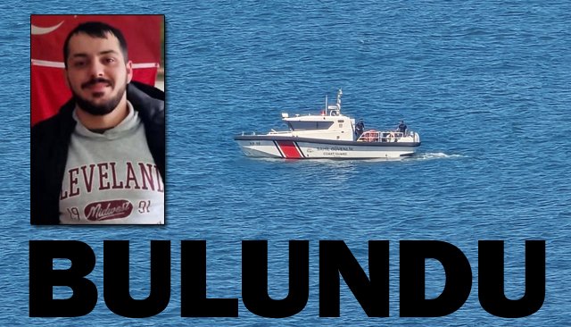DENİZDE KAYBOLDU  İKİNCİ GÜN BULUNDU