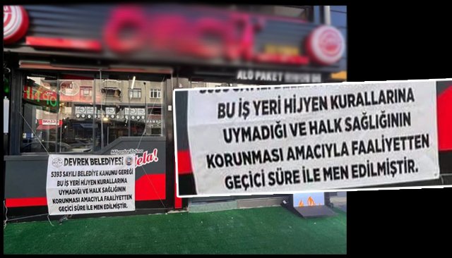 Kurallara uymayan iş yeri mühürlendi