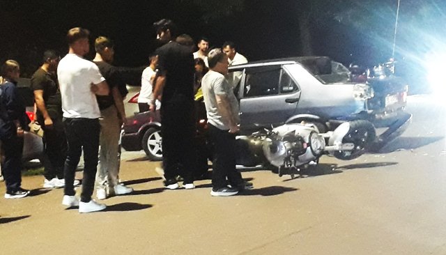 MOTOSİKLET KAZASI!