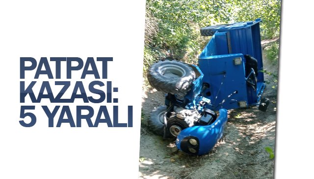 PAT-PAT KAZASI: 5 YARALI