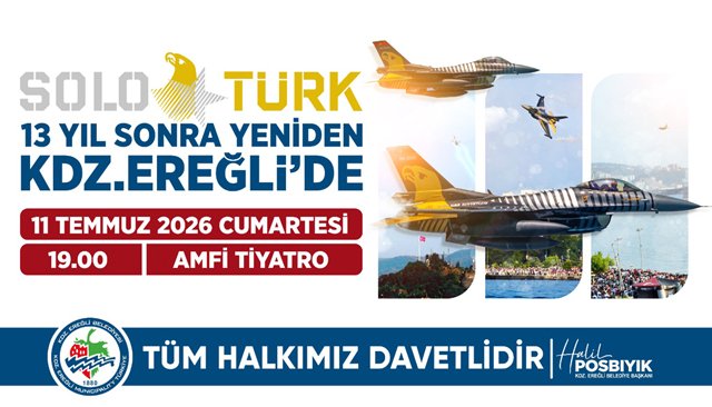 SOLOTÜRK  13 YIL SONRA  YENİDEN EREĞLİ  SEMALARINDA OLACAK