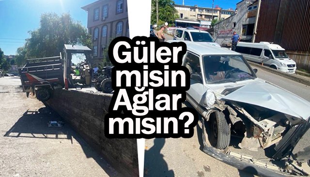SÜRÜCÜSÜZ KAZA!