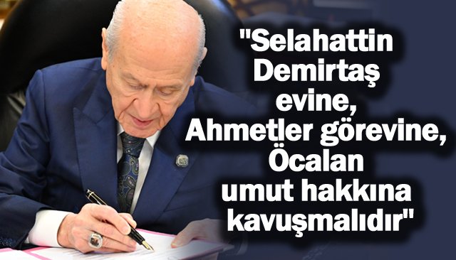 BAHÇELİ: ´´BİN YILLIK KARDEŞLİĞİMİZ  BİR KEZ DAHA TESCİLLENMİŞTİR´´