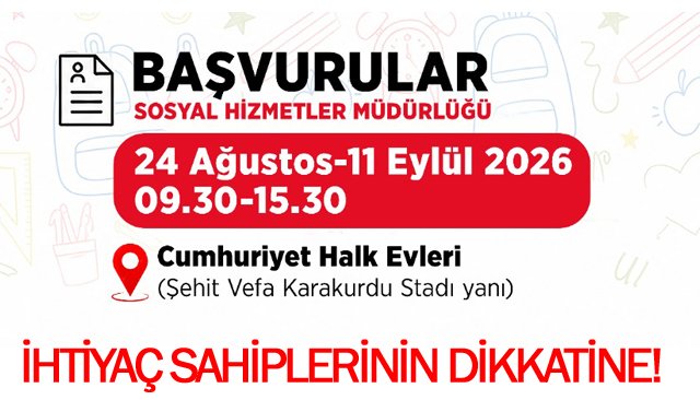 ÜCRETSİZ HİZMET BUGÜN BAŞLADI
