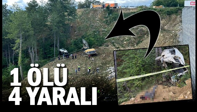 İŞÇİ MİNİBÜSÜ ŞARAMPOLE DEVRİLDİ