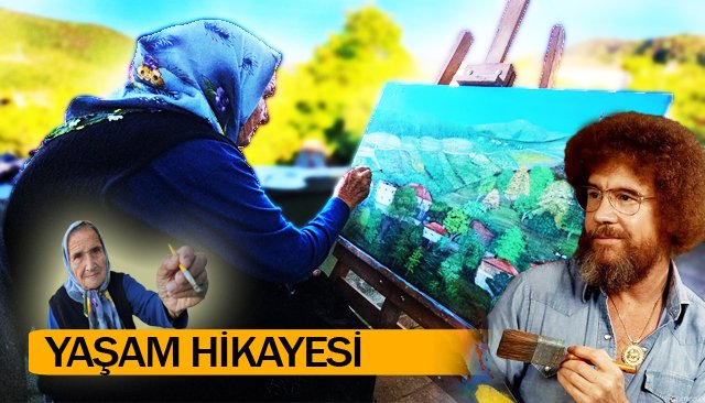 O, RESİM YAPARKEN  DÜNYAYI UNUTUYOR