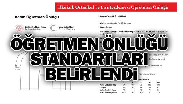 ÖĞRETMEN ÖNLÜĞÜ STANDARTLARI BELİRLENDİ