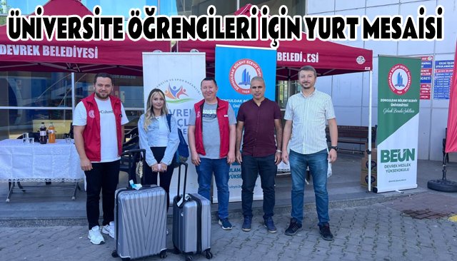 ÜNİVERSİTE ÖĞRENCİLERİ İÇİN YURT MESAİSİ