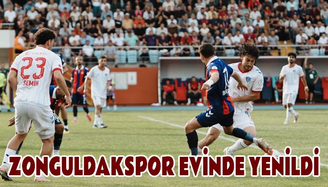 ZONGULDAKSPOR EVİNDE YENİLDİ