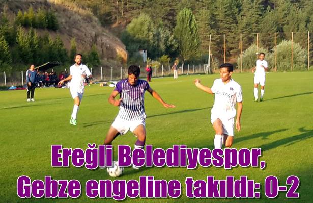 Ereğli Belediyespor, Gebze engeline takıldı: 0-2