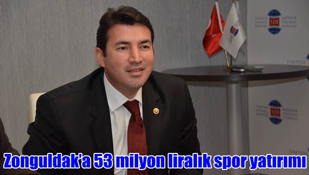 Zonguldak´a 53 milyon liralık spor yatırımı