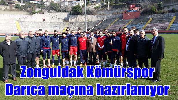 Zonguldak Kömürspor Darıca maçına hazırlanıyor