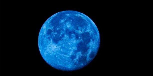 Ay bu gece mavi görünecek